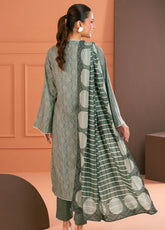 Linen Love By Gul Ahmed Printed Linen 3 Piece Unstitched Suit GA25LL D-LT-52008